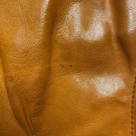 Vintage Schott Leather Sherpa Vest Size Aprox M - Picture 8 of 14